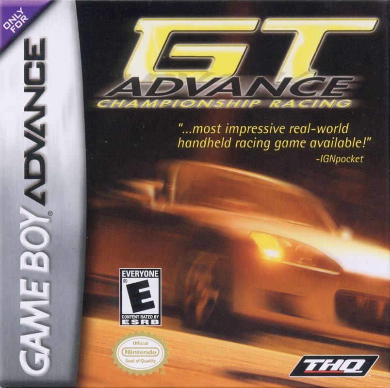 GT Advance Championship Racing box art for GameBoy Advance